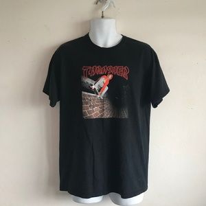 Thrasher Skate Graphic T Shirt Orange Logo
